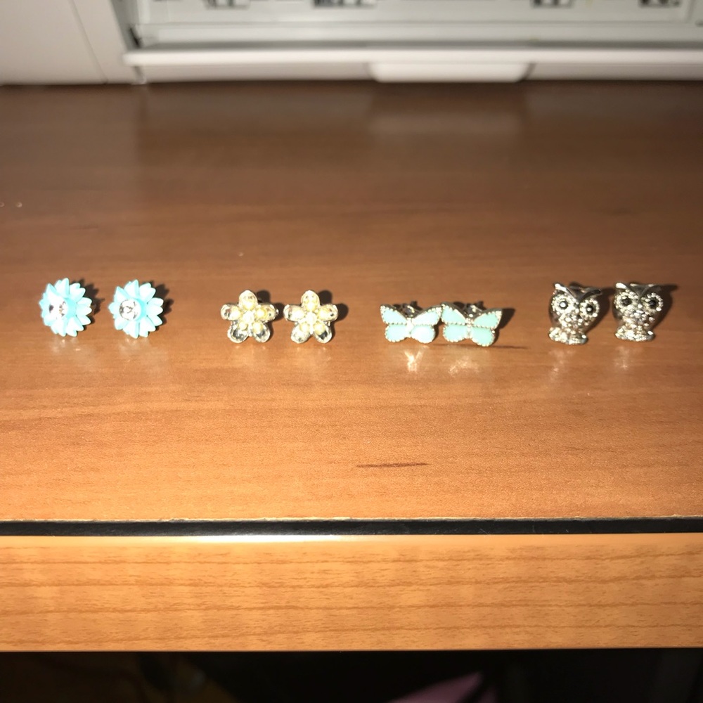 Gorgeous Blue and Silver Earring Bundle